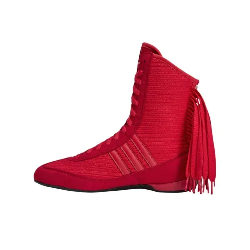 Adidas ASMC Амортизация Износостойкий Высокий Топ Повседневная Обувь Унисекс Красный