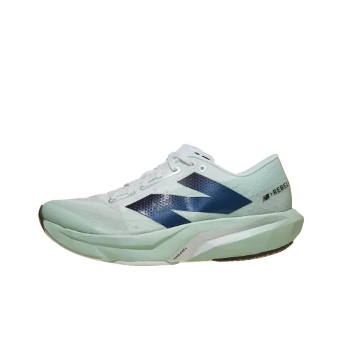 New Balance Rebel V4 Беговые кроссовки Низкий верх Белый Зеленый Мужской