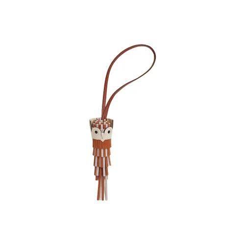 HERMES Овечья кожа Подвески Женские Коричневый