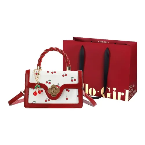 GOX ПУ (полиуретан) Сумка через плечо Сумка Женская Экрю Черный Красный