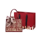 8009 Бордовый Вышивка Нити Позиционирование Стиль + Элегантная Сумка для покупок