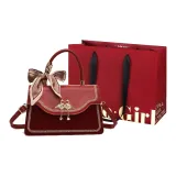 8021 Бургундский + Элегантная сумка для покупок