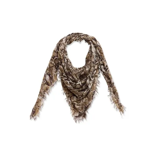 ISABEL MARANT ETOILE Шерсть Кашемир Палантины Унисекс Леопардовый принт