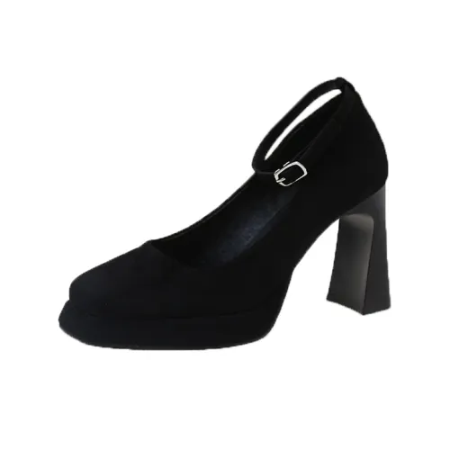 CZRSK Квадратный каблук Высокие каблуки 9 см Женские