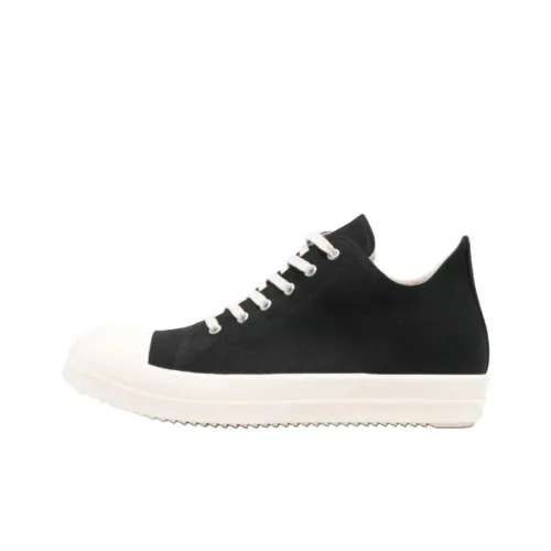 Rick Owens DRKSHDW SS25 HOLLYWOOD Low Топ Кеды Женские Черные