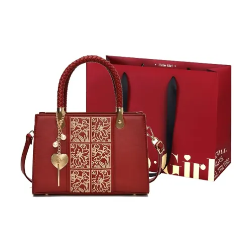 GOX ПУ (полиуретан) Сумка через плечо Сумка Обычная Женская Бургунди