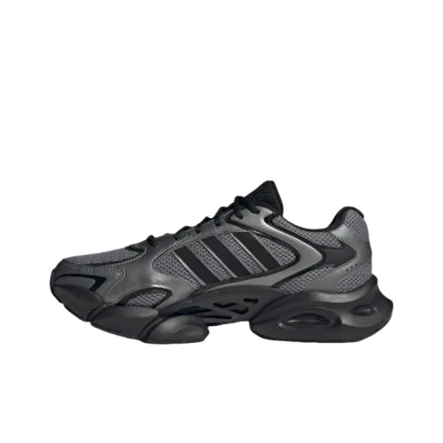 Adidas MEGASTRIDE Беговые кроссовки Низкий топ Серый Черный Унисекс