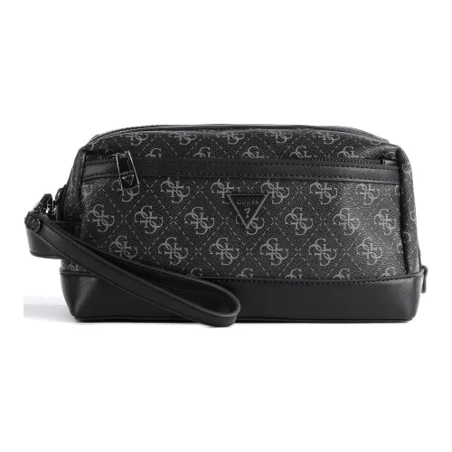 GUESS Полиуретан Хлопок Хранение Сумка Мужская Черная Серый