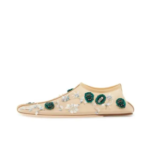 Christopher Esber Устойчивые к истиранию низкие кроссовки для тренировок женские бежево-зеленые