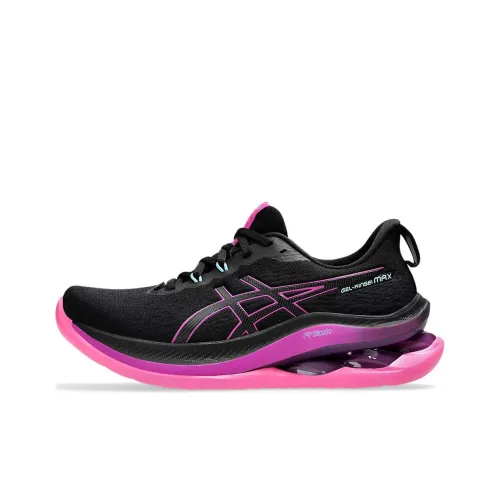 Asics Gel Kinsei Ma Амортизация Износостойкий Низкий Топ Бег на длинные дистанции Обувь Женская Черный Розовый