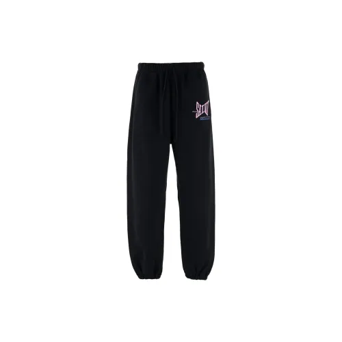 SAINT Mxxxxx SS25 Вязаные тренировочные брюки унисекс черные