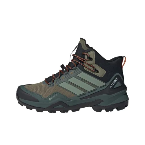 adidas Terrex SKYCHASER Противоскользящий Устойчивый к истиранию MID Топ Уличная обувь Мужская Зеленый Черный