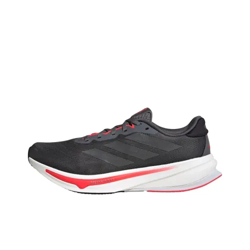Adidas Supernova Rise 2 Slip-resistant Abrasion-resistant Low Top Casual Running Shoes Men's Black Red Adidas Supernova Rise 2 Противоскользящий Устойчивый к истиранию Низкий Топ Повседневные Беговые Кроссовки Мужские Черный Красный