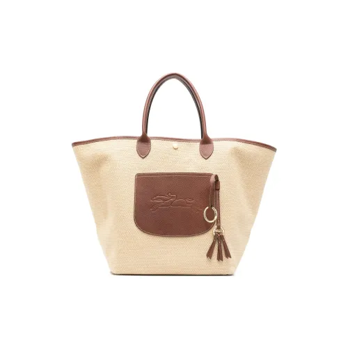 LONGCHAMP Le Pliage Collection Ткань Тоут Сумка Сумка для покупок Сумка Большая Женская Бежевая