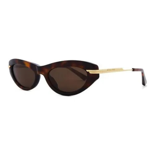 Bottega Veneta Кошачий глаз Солнцезащитные очки Женские Черепаха Оболочка