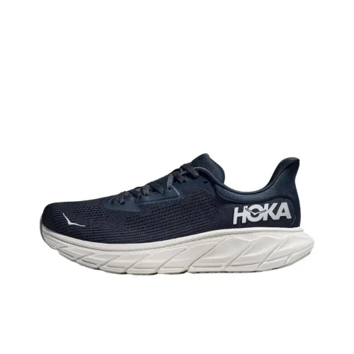 HOKA ONE ONE Arahi 7 Slip-resistant Abrasion-resistant Low-top Беговые кроссовки Мужские Темно-синий 2E Ширина