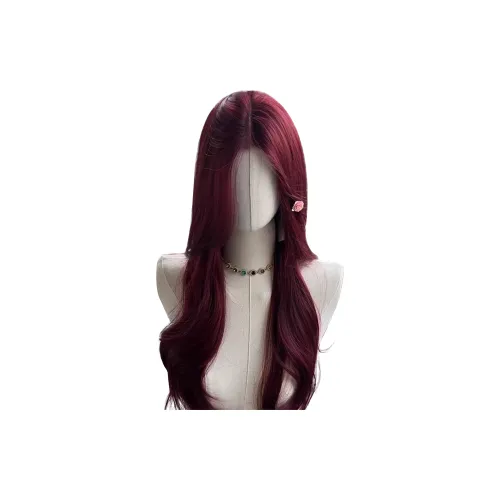 FYOSEE Розово-красный Модный Парик Big Waves В середине OF The Eight Фигурка Bangs