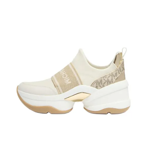 MICHAEL KORS Низкий топ Повседневная обувь Женская Светло-золотая