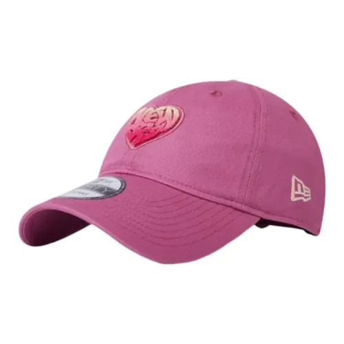 New Era Хлопковые кепки унисекс розовые