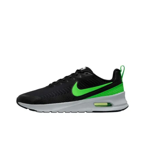 Nike Air Max Nuaxis Low Топ Повседневная обувь Мужская Черный Зеленый
