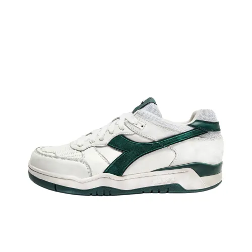 Diadora B.560 Устойчивый к истиранию Низкий Топ Повседневная обувь Мужская Белая