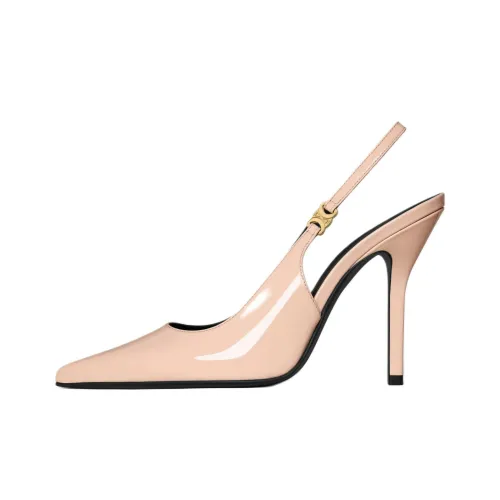 CELINE Triomphe Judy Узкий каблук Высокие каблуки 10,5 см Женские Розовый