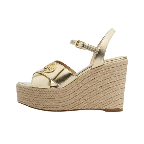 MICHAEL KORS Hannah One Ремешок Сандалии 12 см Женские Золотые