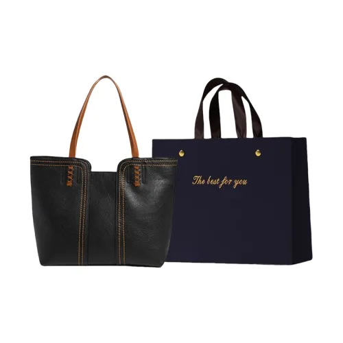 ZUONU ПУ (полиуретан) Тоут Сумка Сумка для покупок Сумка на плечо Женская Черная Серо-слоновая