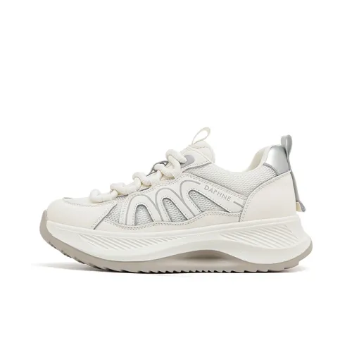 DAPHNE Slip-resistant Abrasion-resistant Low Top Casual Women's Beige Silver