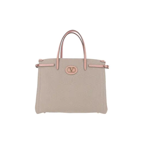 Valentino Хлопок Одно Плечо Сумка Женская Естественный Розовый