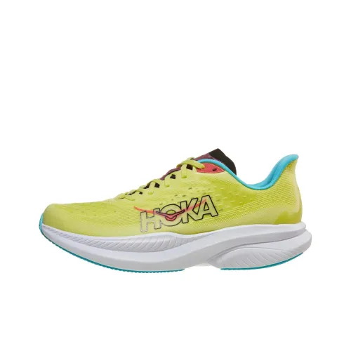 HOKA ONE ONE MACH 6 Беговые кроссовки Низкий топ Желтый Мужской