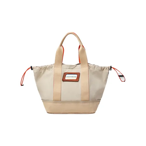 SWIMADE Нейлон с цветным холстом сумка через плечо сумка на плечо обычная женская бежевая