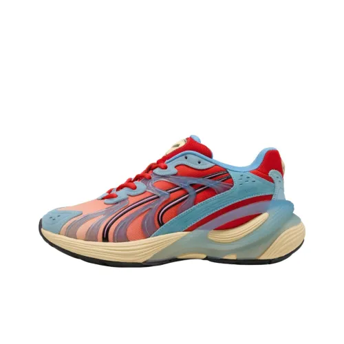 PUMA Inverse Unfiltered Low Топ Повседневная обувь Мужская Красная Синяя