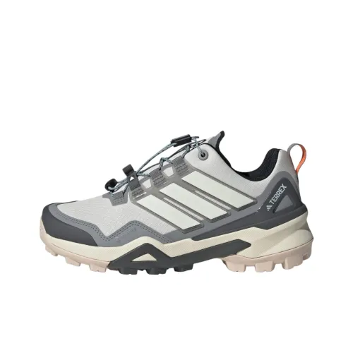 adidas Terrex Skychaser Slip Resistant Abrasion Resistant Низкий Топ Походная обувь Женская Серый Белый
