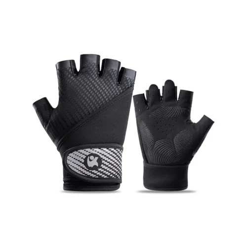 Mulinsen Полиамид Полиэстер Микрофибра Кожа Силиконовые Фитнес Перчатки Унисекс