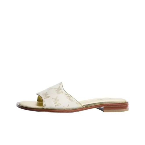 MICHAEL KORS Hannah Quiet Slip-Ons Женские Светло-Золотые