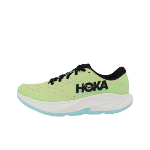 HOKA ONE ONE RINCON 4 Беговые кроссовки Низкий топ Желтый Зеленый Мужской