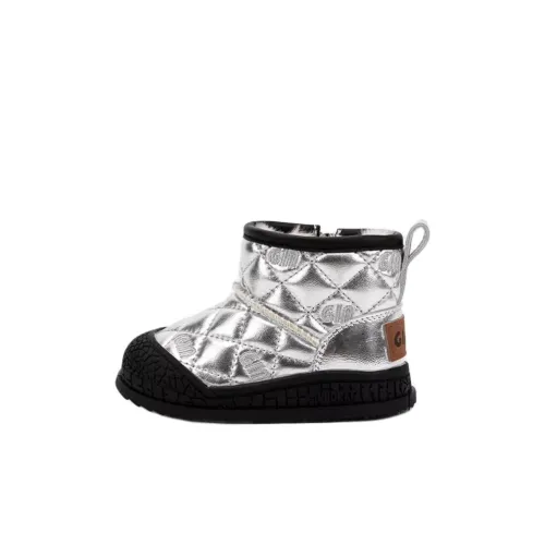 QINUOSHU Противоскользящие термические высокие детские ботинки для детей в возрасте 3-7 лет