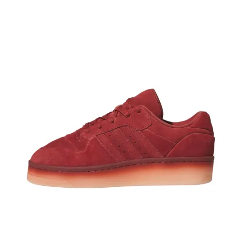 Adidas Originals Rivalry Slip Resistant Abrasion Resistant Низкие Скейтбординг Кроссовки Унисекс Красный