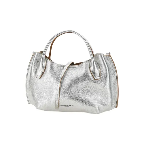 GIANNI CHIARINI Сумка через плечо из кожи сумка Women's Silver