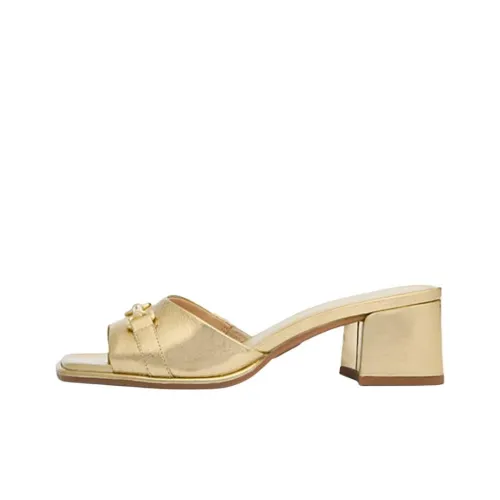 MICHAEL KORS Quiet Slip-Ons Женские Золото