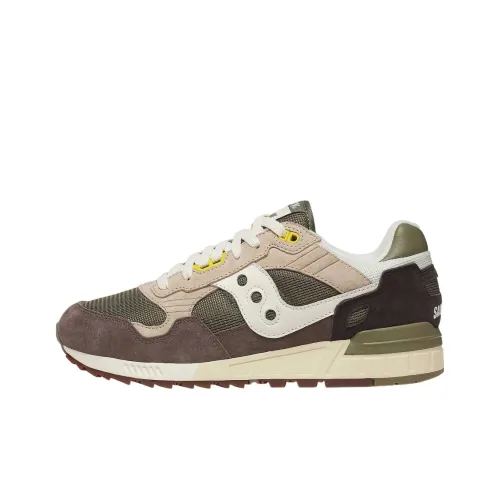 Saucony Shadow 5000 Slip-Resistant Abrasion-Resistant Low Top Casual Running Shoes Unisex Green Brown Сaucony Shadow 5000 Противоскользящий Устойчивый к истиранию Низкий Топ Повседневные Беговые Кроссовки Унисекс Зеленый Коричневый