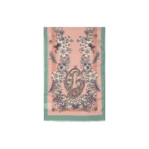 ETRO Кашемир Шелк Вязаные Шарфы из Шерсти Женские Розовые