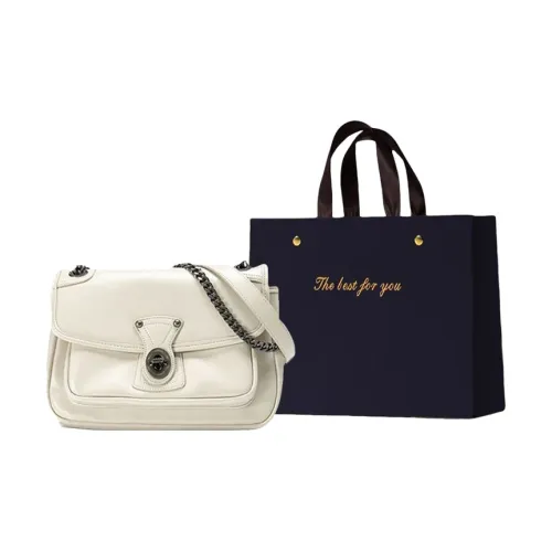 ZUONU ПУ (полиуретан) Сумка через плечо Средняя Женская Белая Черная