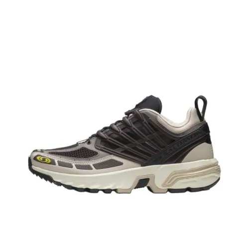 SALOMON ACS Pro Slip-Resistant Abrasion-Resistant Low-Top Trail Running Shoes Unisex Black SALOMON ACS Pro противоскользящие устойчивые к истиранию низкие кеды для бега по пересеченной местности унисекс черный