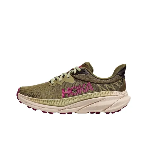 HOKA ONE ONE Challenger ATR 7 Slip-resistant Low-Top Беговые кроссовки Женские Зеленые