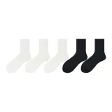 Натуральный белый *3 + Черный *2 (5 пар)