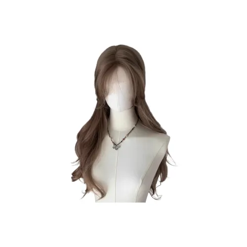 UMIFFA [YOU'en] Женская парик из льна серо-коричневого цвета длинная с завитками