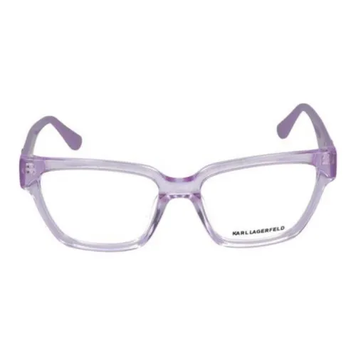 Karl Lagerfeld Ацетат Нерегулярная форма Оправы для очков Женские Фиолетовый
