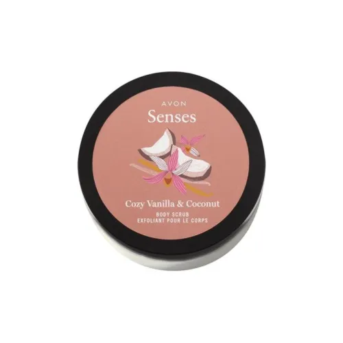 AVON Ванильный Кокосовый Зеленый Скраб для Тела 255 г Увлажняющий Уход за Кожей